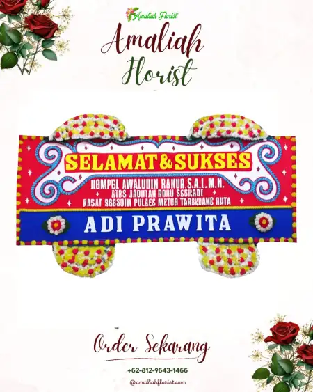 Papan Bunga Ucapan Selamat Jumeneng